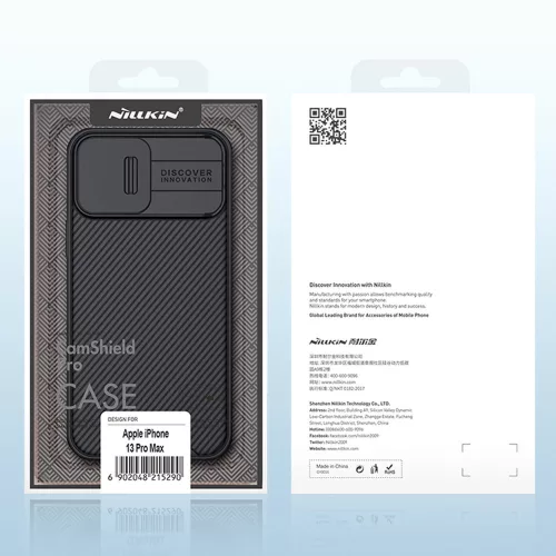 Nillkin CamShield fekete tok (iPhone 14/13)
