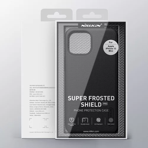 Nillkin Super Frosted fekete tok (iPhone 13 Mini)