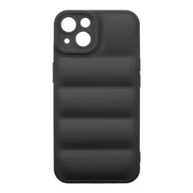 3D mintás puffy tok iPhone 13 Pro - fekete