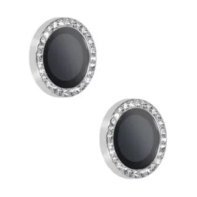   Iphone 17, Csillogós Kameralencse védő edzett üveg, kövekkel (2db) - Ezüst - HARD DIAMOND
