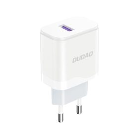   Dudao A20EU fali gyorstöltő USB-A csatlakozóval, 18W – fehér
