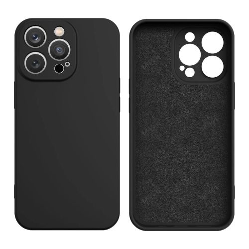 Soft touch szilikon fekete tok (Honor 200)