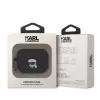 Karl Lagerfeld Fekete Szilikon 3D Karl fejes Airpods Pro 3 tok