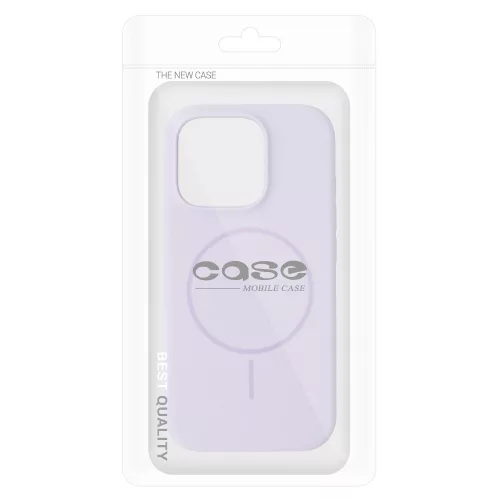 Magsafe Slim Szilikon tok iPhone 15 - Lila