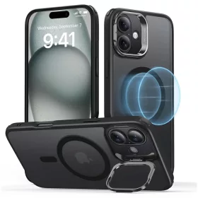   ESR - Classic Hybrid HaloLock Kickstand - iPhone 16 - Matt fekete