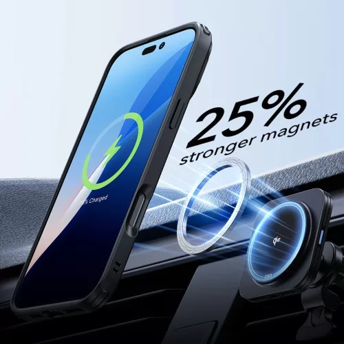 ESR - Classic Hybrid HaloLock Kickstand - iPhone 16 - Matt fekete