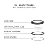 iPhone 16 Pro/16 Pro Max, Edzett üveg kamera védő Aramid kerettel (3 db lencse) - Protect 3D Lens Aramid Series