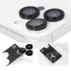 iPhone 16 Pro/16 Pro Max, Edzett üveg kamera védő Aramid kerettel (3 db lencse) - Protect 3D Lens Aramid Series