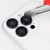 iPhone 16 Pro/16 Pro Max, Edzett üveg kamera védő Aramid kerettel (3 db lencse) - Protect 3D Lens Aramid Series