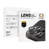 iPhone 16 Pro/16 Pro Max, Edzett üveg kamera védő Aramid kerettel (3 db lencse) - Protect 3D Lens Aramid Series