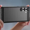 Google Pixel 10 Pro, Carbon mintás rugalmas szilikon tok - Fekete