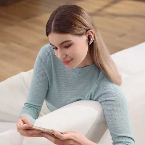 Baseus Bowie E12 Vezeték nélküli Bluetooth 5.3 Fülhallgató - Fekete