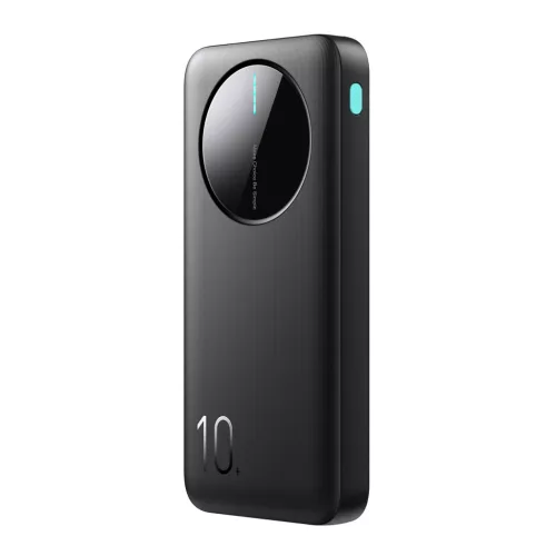 Joyroom JR-PBF12 10000mAh Powerbank 2 USB-A és 1 USB-C porttal - Fekete