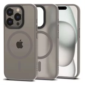   Tech-Protect MagMat MagSafe átlátszó tok iPhone 15 Pro Max - Matt Titánium