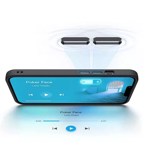 Tech-Protect MagMat MagSafe matt fekete tok iPhone 15