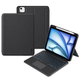   Tech-Protect Pen Tartó + Billentyűzet Tok Apple iPad Air 10.9" 4th / 5th gen. (2020-2022) / 11" 6th gen. (2024) - Fekete