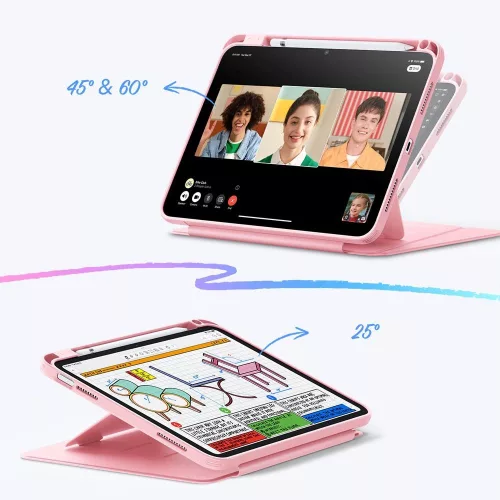 ESR Flip Hybrid tok iPad 10.9" 2022 (10. gen) / 11" 2025 (11. gen) - Rózsaszín