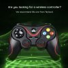 Techsuit - Vezeték nélküli kontroller (V8) - Bluetooth V4.0, 2.4G, 400mAh - Kék