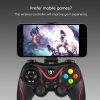 Techsuit - Vezeték nélküli kontroller (V8) - Bluetooth V4.0, 2.4G, 400mAh - Kék