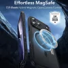 iPhone 17 Pro Max, Ütésállő MagSafe-es tok, Kameravédelemmel, Légpárnás sarkokkal - Matt Fekete - ESR Classic Hybrid HaloLock