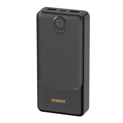 Dudao K10Pro Powerbank 20000mAh 2.4A 2x USB-A - fekete