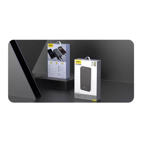 Dudao K10Pro Powerbank 20000mAh 2.4A 2x USB-A - fekete