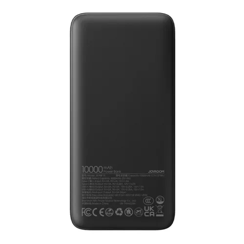 Joyroom Powerbank JR-PBF15 10000mAh USB-C USB-A 22.5W - fekete