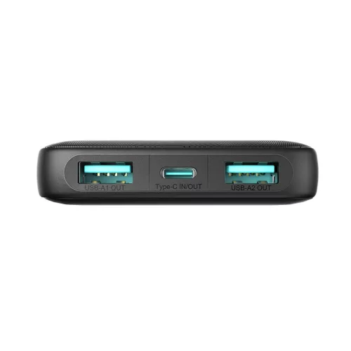 Joyroom Powerbank JR-PBF15 10000mAh USB-C USB-A 22.5W - fekete