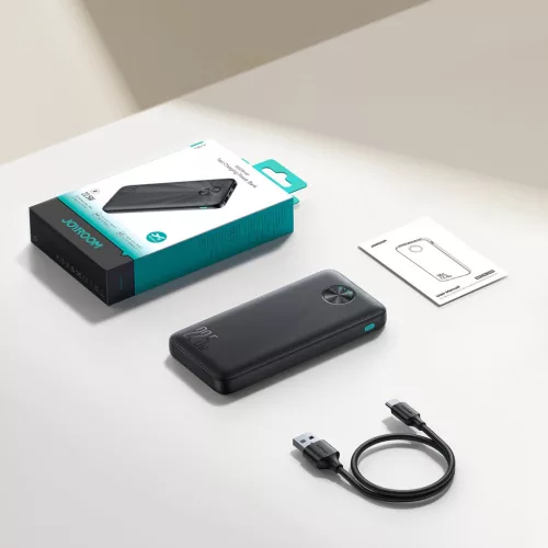 Joyroom Powerbank JR-PBF15 10000mAh USB-C USB-A 22.5W - fekete