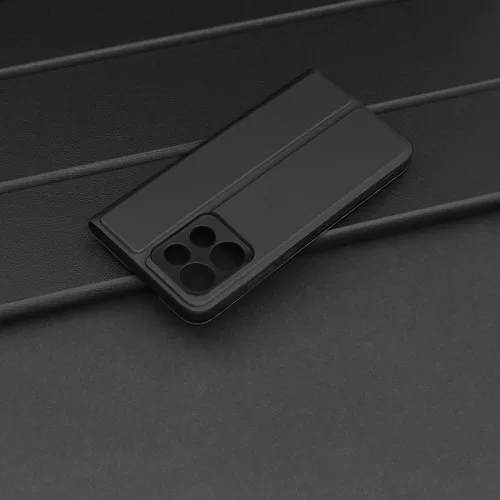 Techsuit - Magskin Kinyitható Műbőr tokHonor Magic 8 Pro - Black