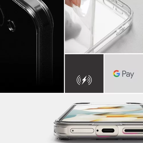 Ringke - Fusion tok Google Pixel 9 / 9 Pro - Átlátszó