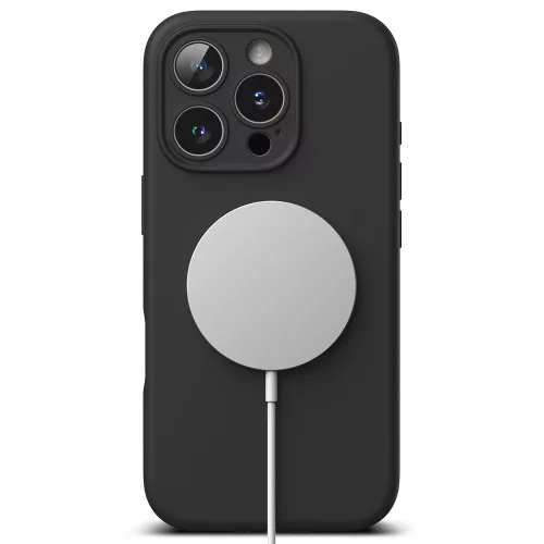 Ringke - Szilikon MagSafe tok iPhone 16 - Fekete