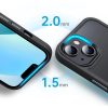 Tech-Protect MagMat MagSafe tok iPhone 12 / 12 Pro - Átlátszó/Fekete