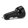Autós Töltő 70W - 3 porttal (1 x USB, 2 x USB-C) - Fekete - Joyroom (JR-CL26) 