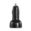 Autós Töltő 70W - 3 porttal (1 x USB, 2 x USB-C) - Fekete - Joyroom (JR-CL26) 