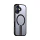 Hybrid Armor X tok iPhone 17-hez MagSafe-kompatibilis kitámasztóval - Fekete