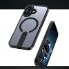 Hybrid Armor X tok iPhone 17-hez MagSafe-kompatibilis kitámasztóval - Fekete