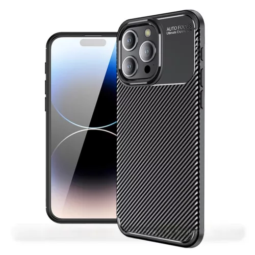 Techsuit - CarbonFiber - Samsung Galaxy S26 - Fekete