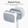 ESR Orbit fehér szilikon tok Magsafe kompatibilis felfűzővel Airpods 4