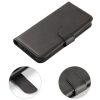 Eco Bőr kinyitható fekete tok (iPhone 14 Plus)