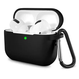 Techsuit - Szilikon tok - AirPods Pro 1 / 2 - Fekete