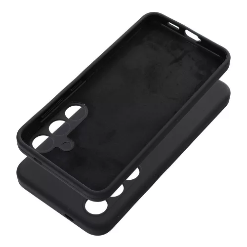 SILICONE 2mm vastag tok SAMSUNG S25 Plus - fekete