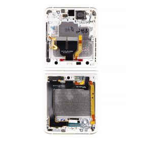   Gyári OEM LCD belső kijelző (Kamera nélkül) - Cream - Samsung Galaxy Z Flip 3 5G 2021 - SM-F711