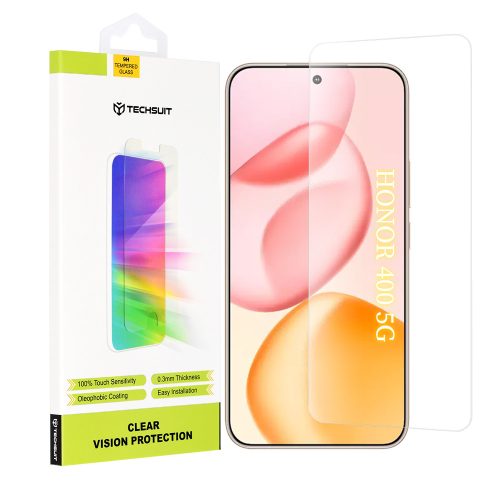 Techsuit – Clear Vision Üvegfólia – Honor 400 – Átlátszó