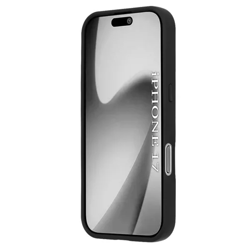 Techsuit - Glinth Ütésálló Gyűrűs tok - iPhone 17 - Fekete