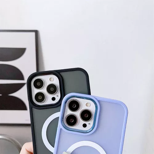 Matt Magsafe lila tok (iPhone 15 Plus)