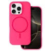 MagSafe Slim Szilikon tok iPhone 15 Pro - Pink
