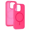 MagSafe Slim Szilikon tok iPhone 15 Pro - Pink