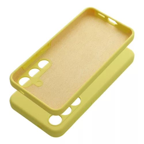 SILICONE 2mm vastag tok SAMSUNG S25 Ultra - Sárga