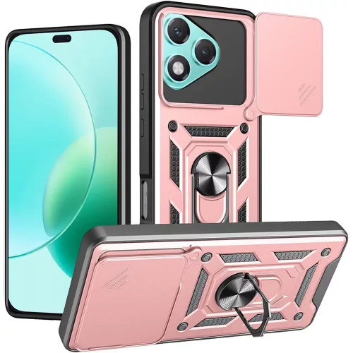 Techsuit - CamShield - Honor 400 Smart 5G / 400 Smart 4G / X7d 4G - Rózsaszín